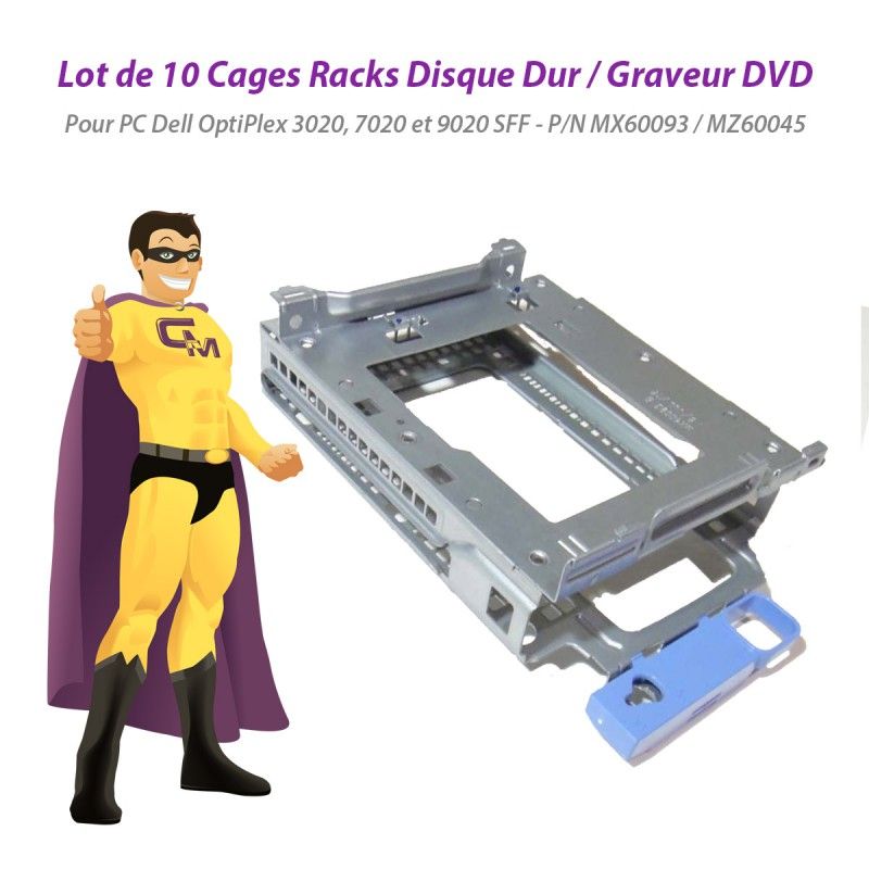 Dell Hard Drive & DVD Drive Cages (10 Pack)