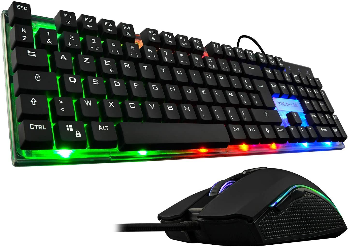 Conjunto de teclado y ratón de juego G-Lab Combo Zinc
