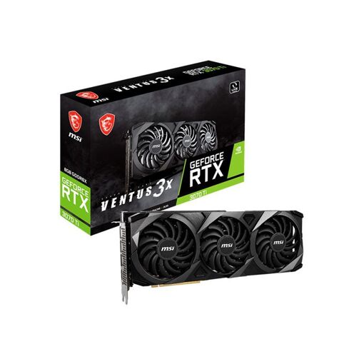 Carte graphique MSI GeForce RTX 3070 Ti VENTUS 3X 8Go OC - GF RTX 3070 Ti - 8 Go GDDR6X - PCIe 4.0 - 3 x DisplayPort, HDMI