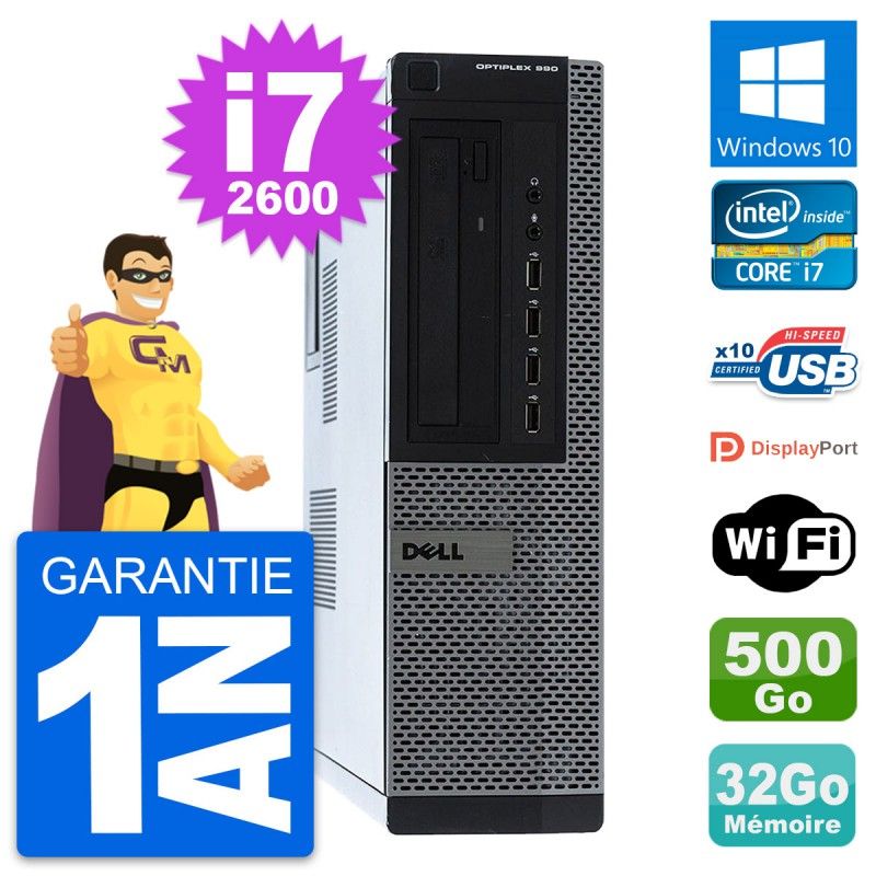 Dell OptiPlex 990 DT Desktop Computer