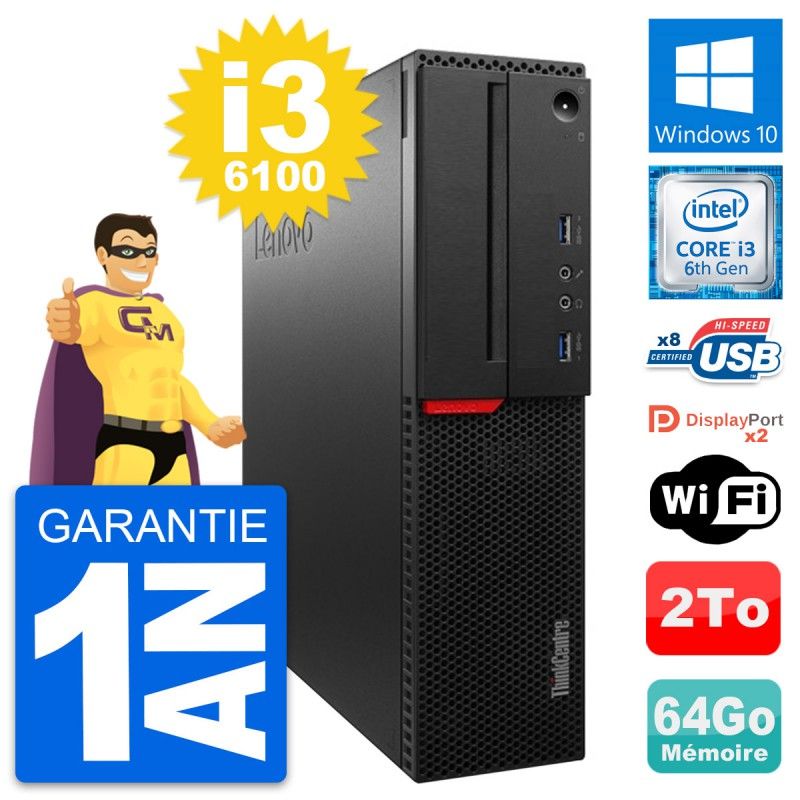 Lenovo ThinkCentre M800 SFF Desktop Computer