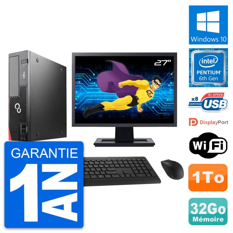 Fujitsu D556 DT 27-Inch All-in-One PC