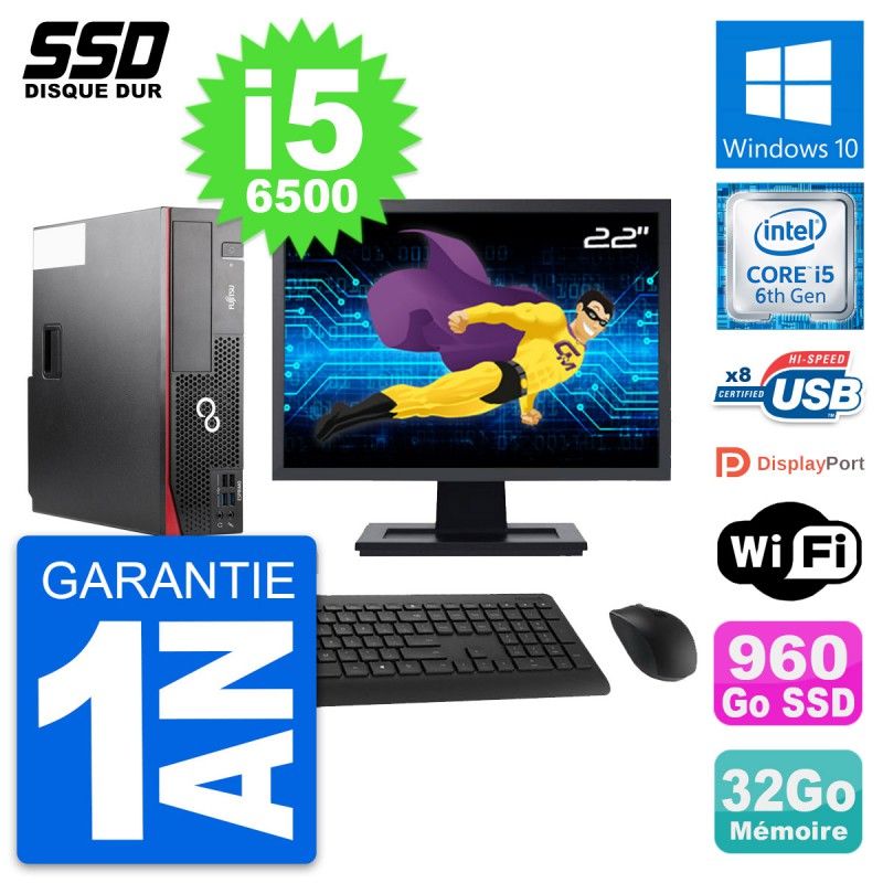 Fujitsu D556 DT 22-Inch Desktop PC