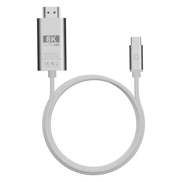 Telco Accessories LINQ ProCable - USB-C to HDMI Adapter Cable - 24-Pin Male USB-C to Male HDMI - 2m - Supports 4K 120Hz, 8K60Hz
