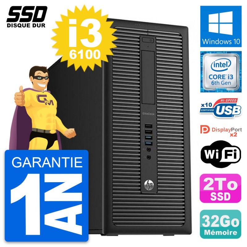 HP EliteDesk 800 G2 Desktop Computer