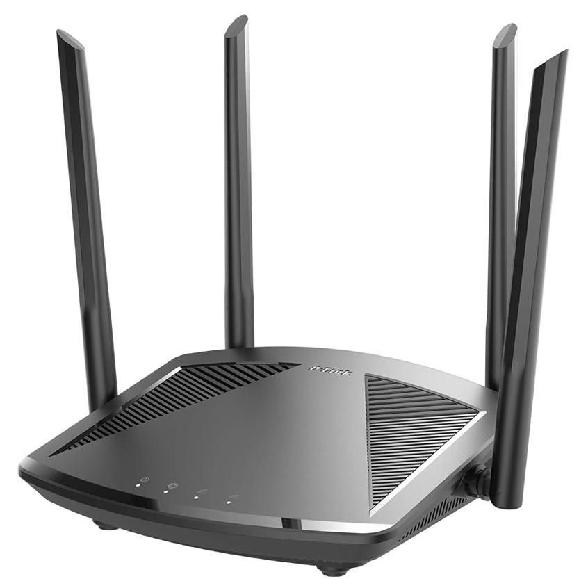 D-Link DIR-X1550 - Wireless Router Switch 3 Ports - 1GbE - Wi-Fi 6 - Dual Band