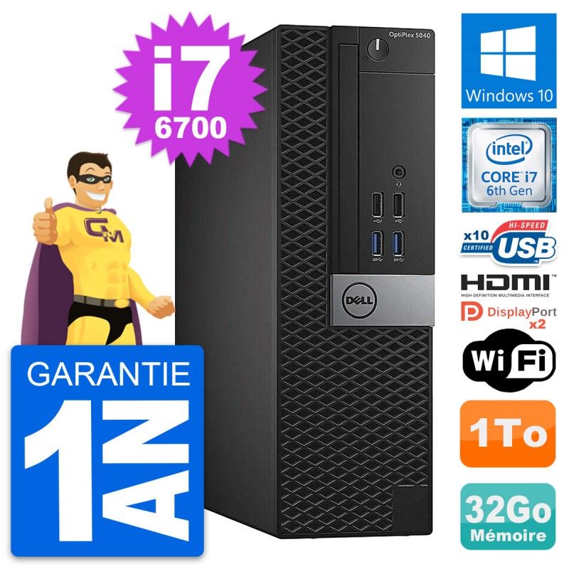 Dell OptiPlex 5040 SFF Desktop Computer