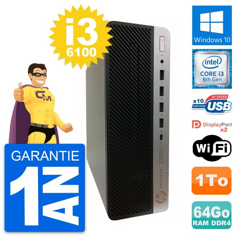 HP ProDesk 600 G3 SFF Desktop PC