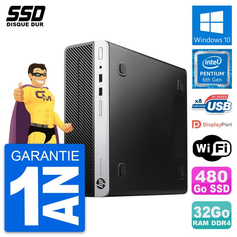 HP ProDesk 400 G4 SFF Desktop Computer