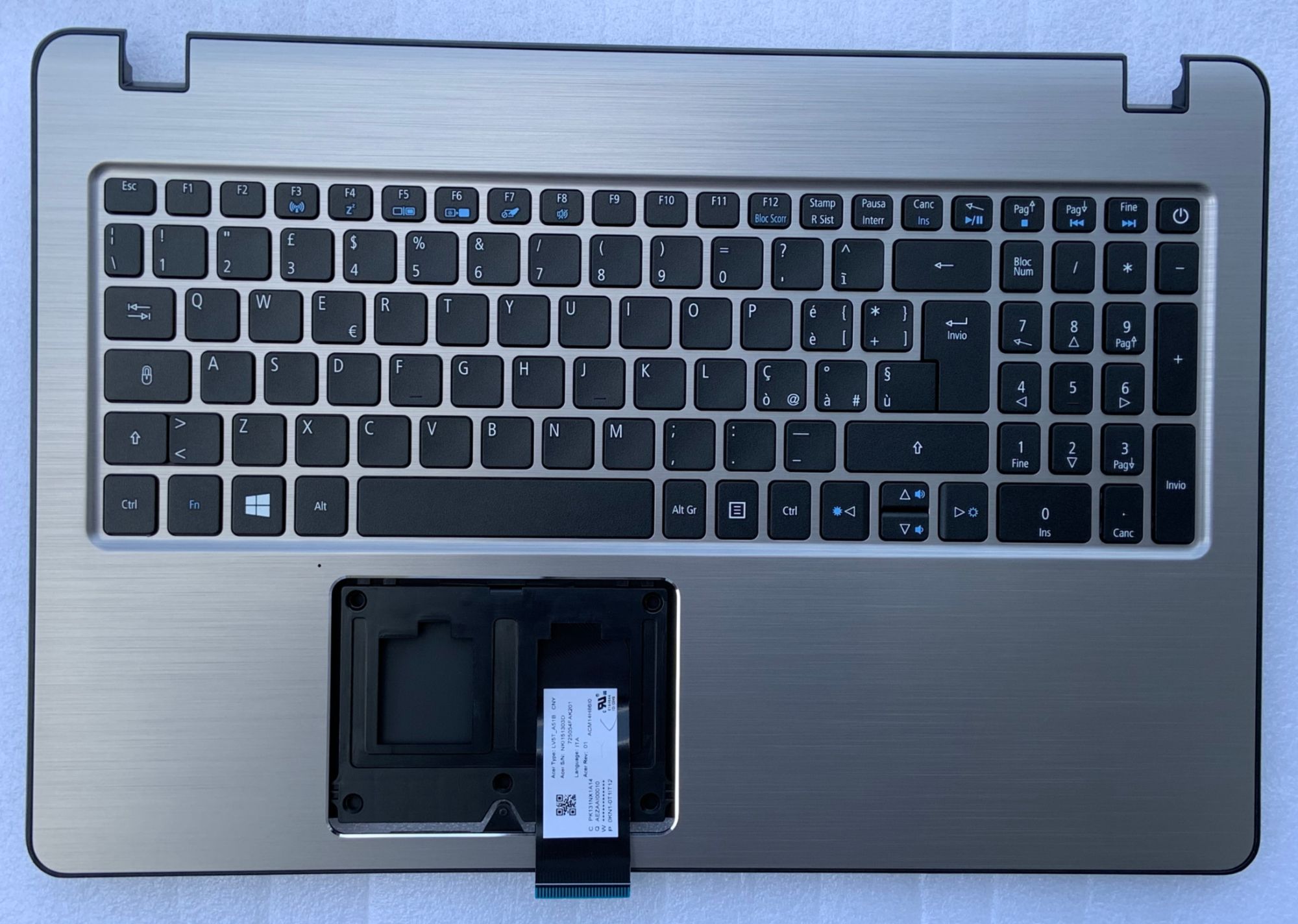 Acer Aspire F5-573G Italian Qwerty Keyboard