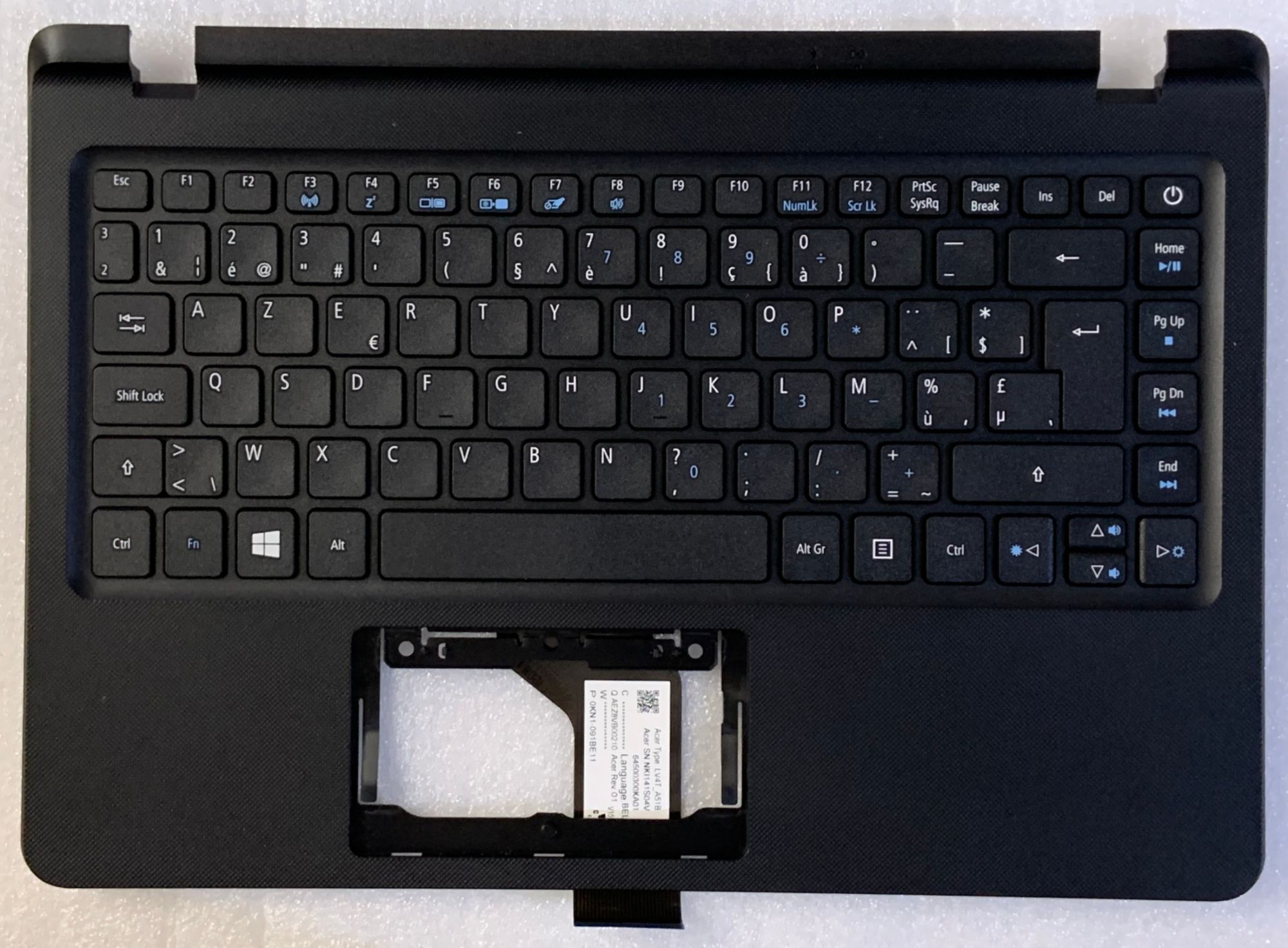 Acer Notebook Aspire ES1-332 Belgian Azerty Keyboard