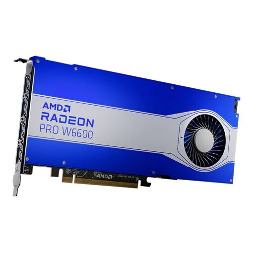 Carte graphique AMD Radeon Pro W6600 - 8 Go GDDR6 - PCIe 4.0 x8 - 4 ports DisplayPort