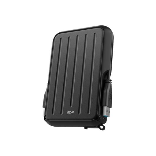 Silicon Power Armor A66 - 4TB External Portable Hard Drive - USB 3.2 Gen 1 - Black