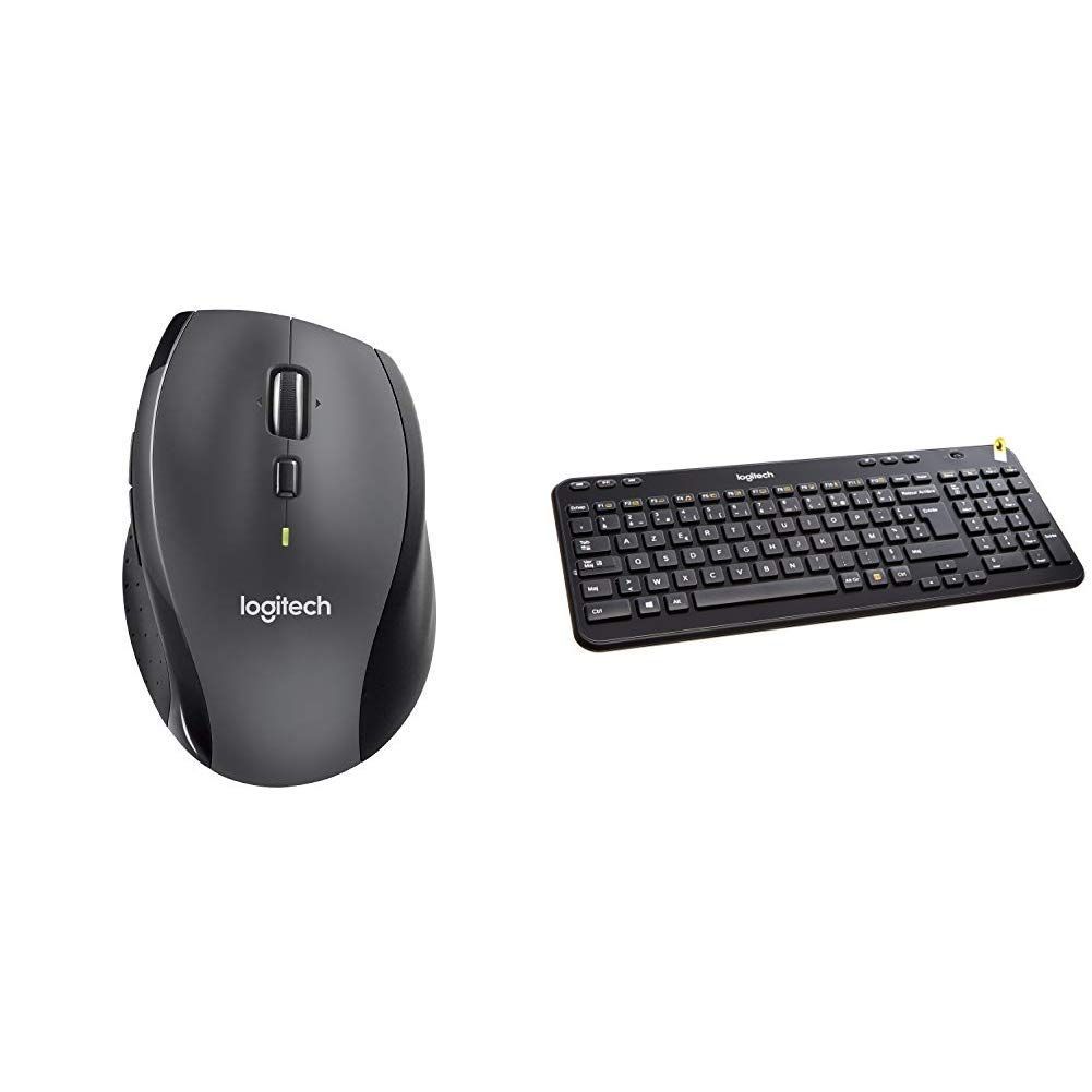 Logitech Marathon M705 Wireless Mouse with Unifying Technology - Black