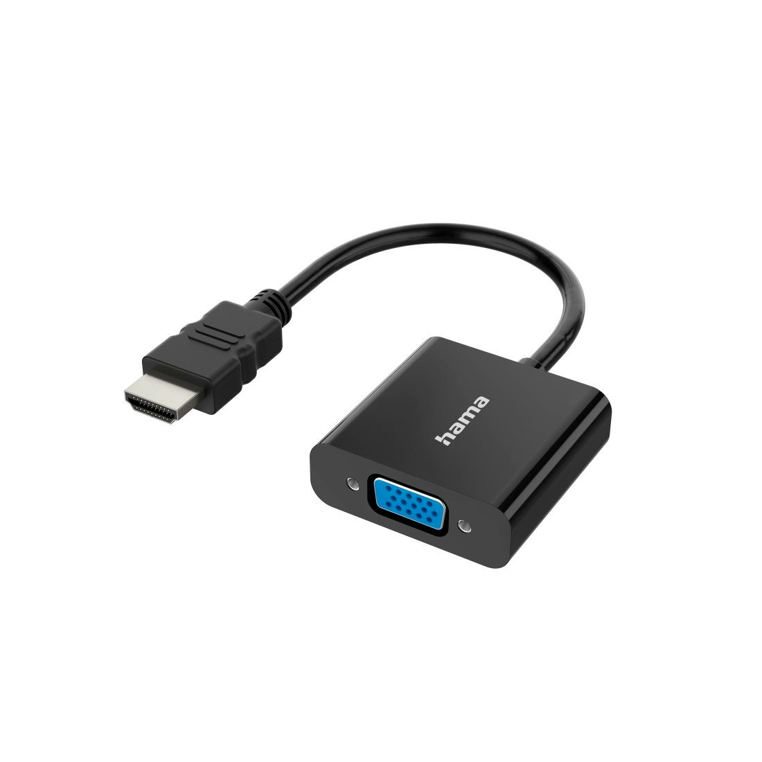 Adaptador Hama HDMI a VGA con audio, Full HD 1080p