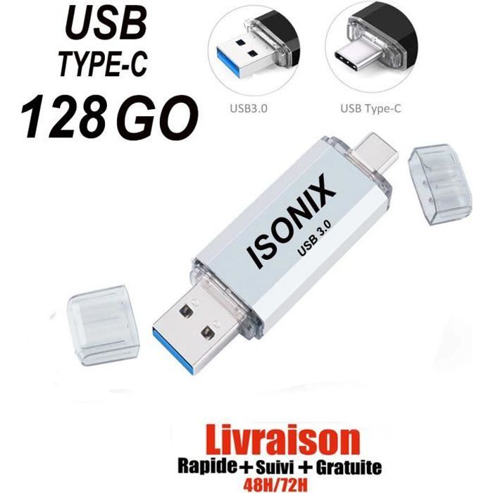 Isonix 128GB Type-C OTG USB Flash Drive