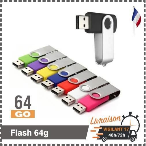 Isonix 64GB USB Flash Drive - Black