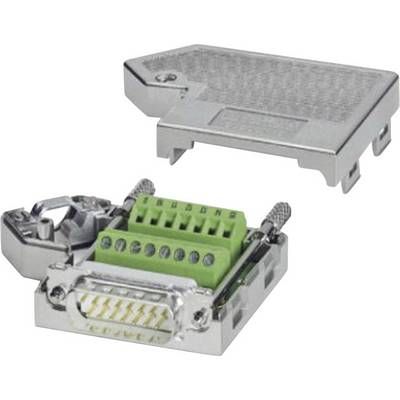 Conector macho Phoenix Contact 2761606 de 15 polos, bloqueo por rotación de 180°, 1 unidad