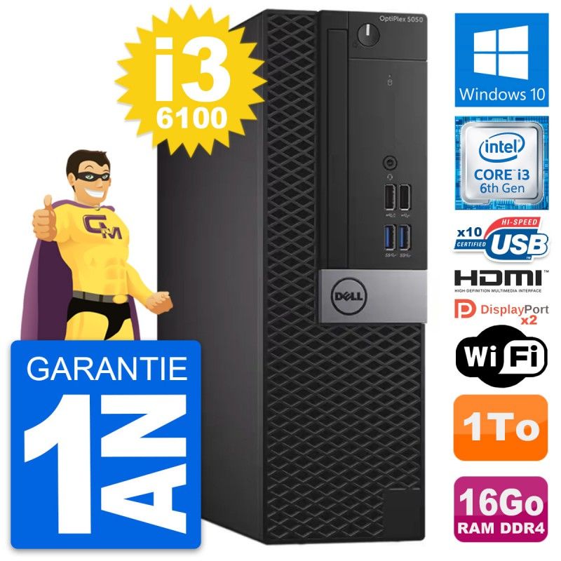 Ordinateur de bureau Dell OptiPlex 5050 SFF