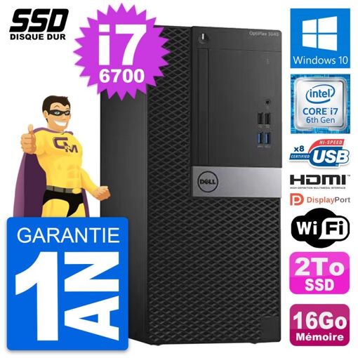 Ordinateur de bureau Dell OptiPlex 3040