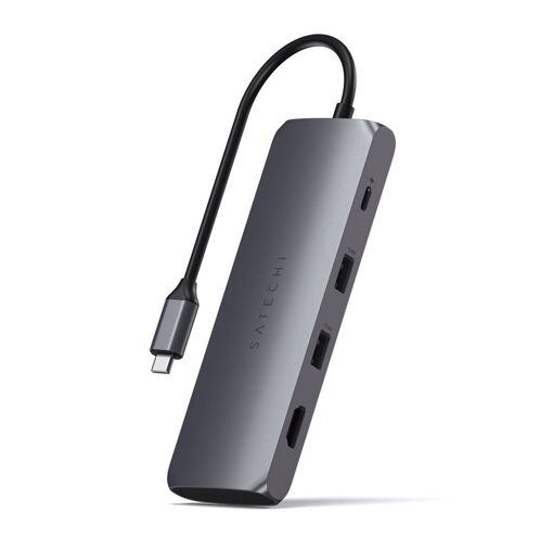 Satechi USB-C Hybrid Multiport Hub, Gray