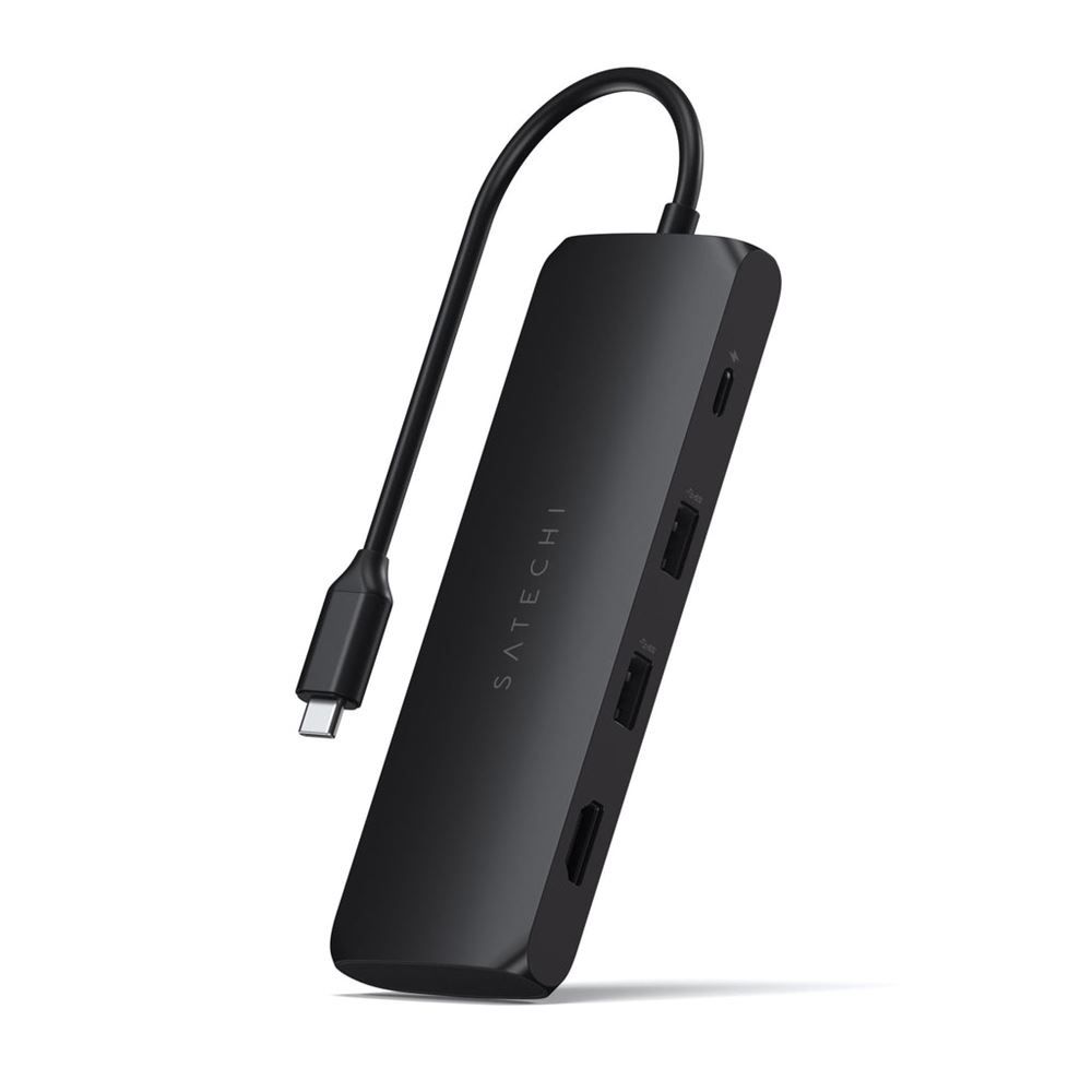 Hub SATECHI USB-C híbrido negro