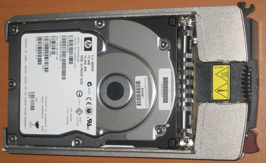 HP Compaq 271837-014 - 72.8GB SCSI 15K U320 80-Pin HDD