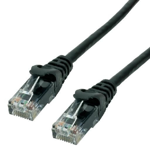 MCL Network Cable - RJ-45 (M) to RJ-45 (M) - 50cm - S/FTP Cat 6a - Halogen & Hook Free - Black
