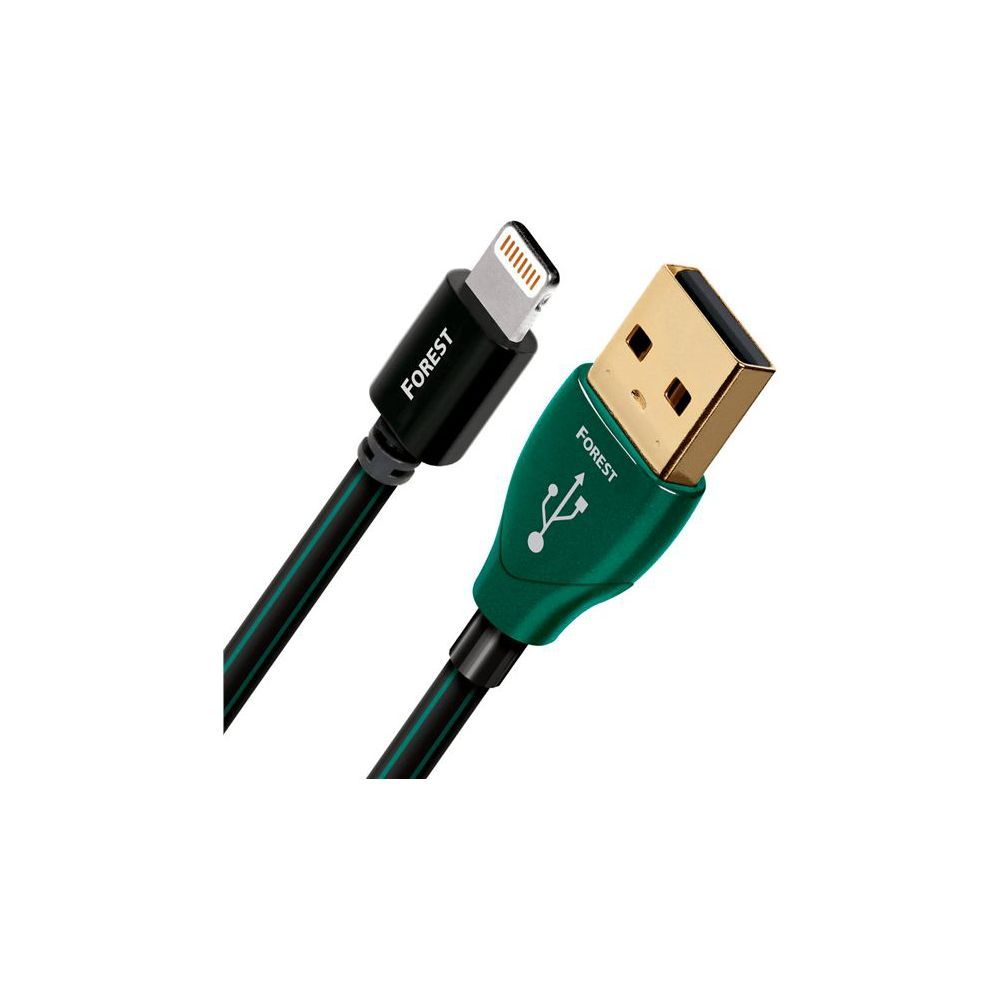 Câble Audioquest Forest USB A vers Lightning (1,5 m)
