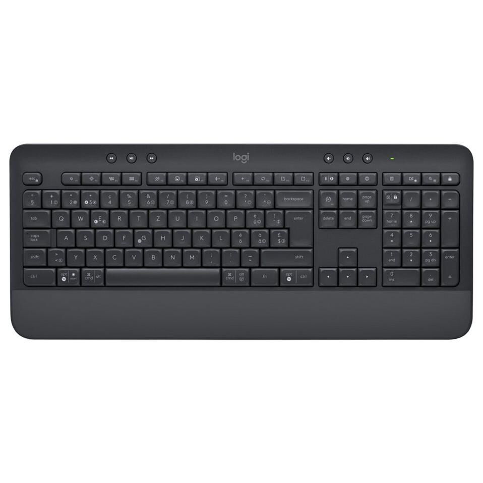 Logitech Signature MK650 Combo para Negocios - Teclado y Ratón Inalámbricos - Bluetooth LE - QWERTZ - Húngaro - Grafito