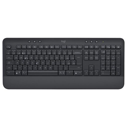 Ensemble Logitech Signature MK650 pour professionnels - Clavier et souris sans fil - Bluetooth LE - QWERTZ - Hongrois - Graphite