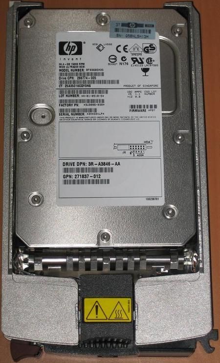 HP 36.4GB Ultra320 SCSI Hard Drive (3R-A3846-AA)