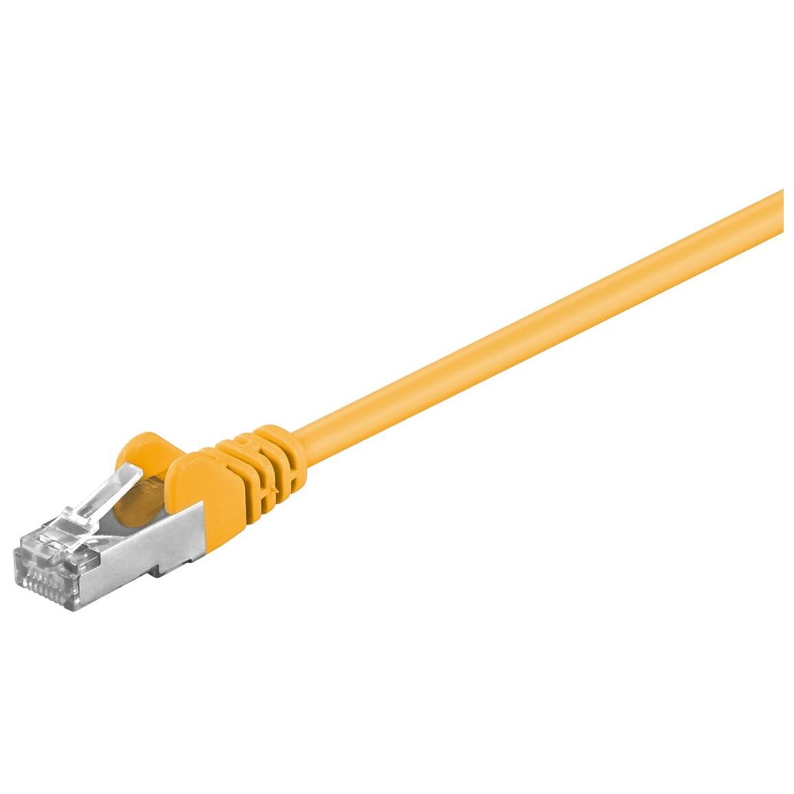 Goobay Network Cable Yellow 2m Cat5e SF/UTP (S-FTP)