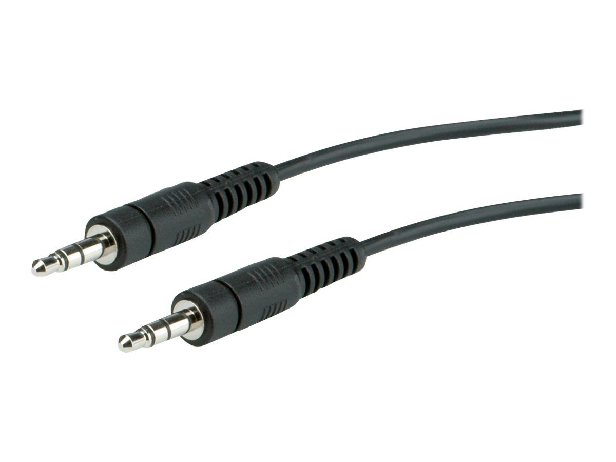 Secomp 3.5mm Stereo Audio Cable - 3m, Shielded, Black