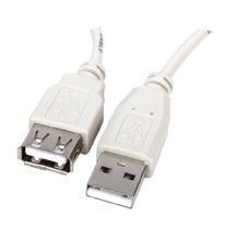 Nedis Valueline USB Cable Extender, 1.8m, Light Grey