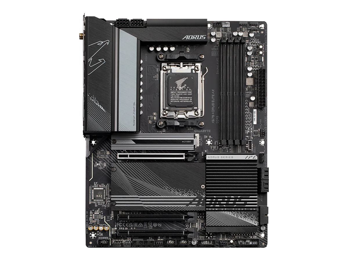 Gigabyte AORUS X670 ELITE AX - ATX Motherboard with AMD X670 Chipset, USB-C Gen 2x2, Wi-Fi 6, Bluetooth