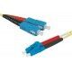 Exertis Connect LC to SC Multi-Mode Fiber Optic Cable - 10m