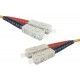 Exertis Connect Multi-Mode SC Cable - 20m, Duplex, OM2, 50/125 microns