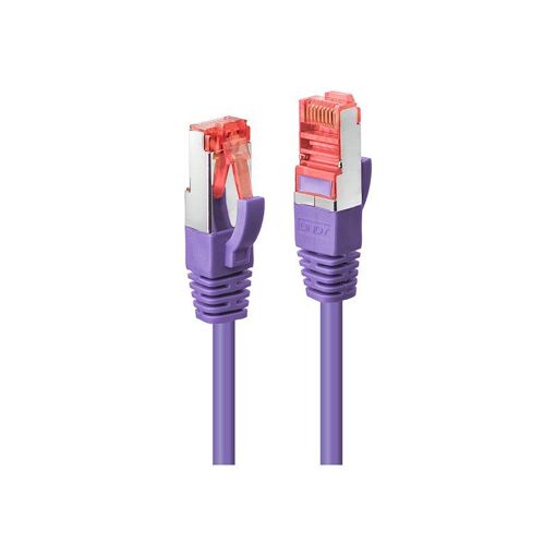 Câble Lindy CAT6 PiMF, 30 cm, RJ-45 (M) vers RJ-45 (M), Violet
