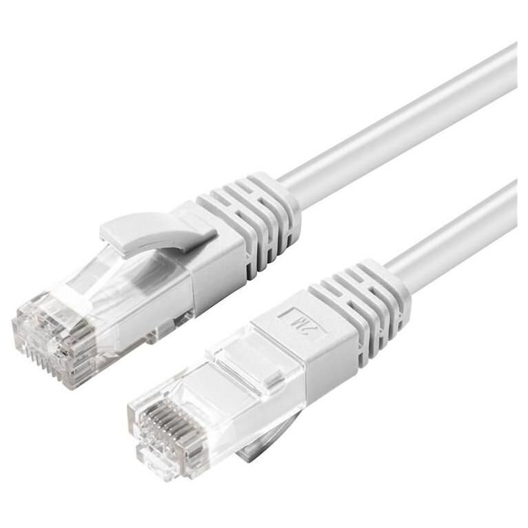 MicroConnect Cat6 UTP Cable, 0.3m, White
