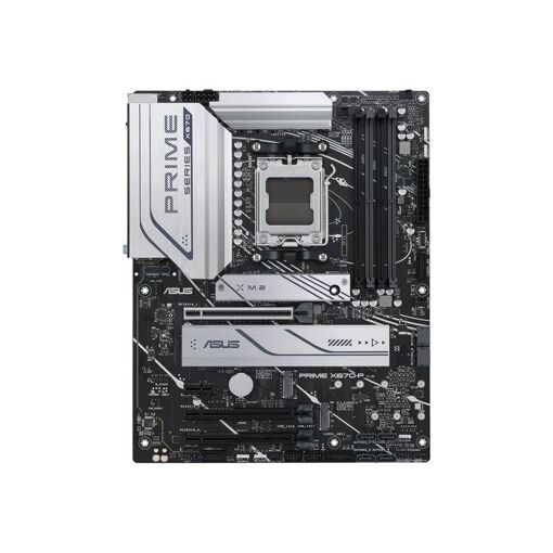 ASUS Prime X670-P - Placa base - ATX - Socket AM5 - Chipset AMD X670 - USB-C 3.2 Gen 1, USB-C Gen 2x2, USB 3.2 Gen 1, USB 3.2 Gen 2 - LAN Gigabit 2.5 - Gráficos integrados (requiere CPU) - Audio HD 8 canales