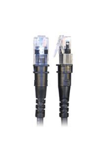 PatchSee ThinPATCH - 2.4m FTP CAT 6a RJ-45 Cable - Black