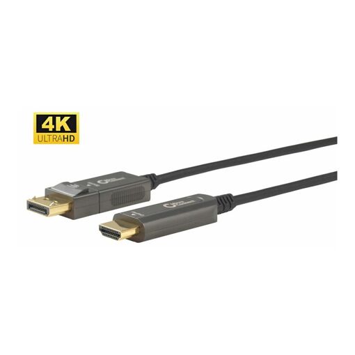 MicroConnect Premium DisplayPort to HDMI Active Optical Cable - 10m
