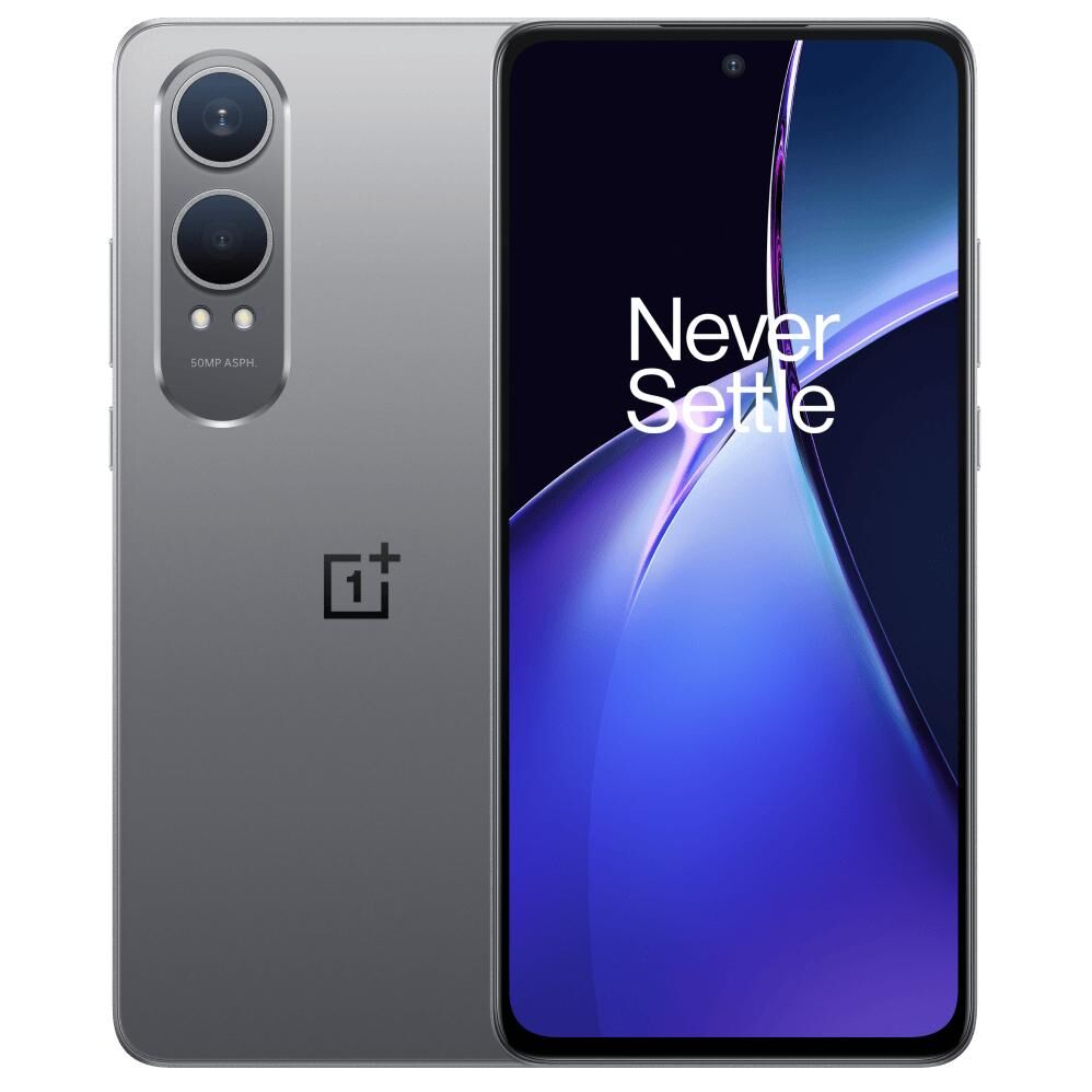 OnePlus Nord CE4 Lite 5G - 6.67" Hybrid SIM, Android 14, USB-C, 8GB RAM, 256GB, 5500mAh Battery, Silver