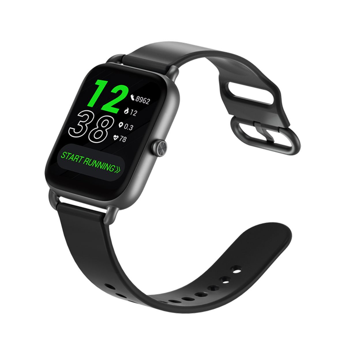 Xiaomi Haylou LS12 / RS4 Smartwatch, IP68, SpO2 Tracking, Black EU