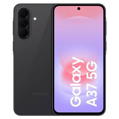 Samsung Galaxy A37 5G Smartphone Pack with 128GB, Graphite Color, 6GB RAM, 6.7-inch FHD+ Super AMOLED Display and 50MP Main Camera