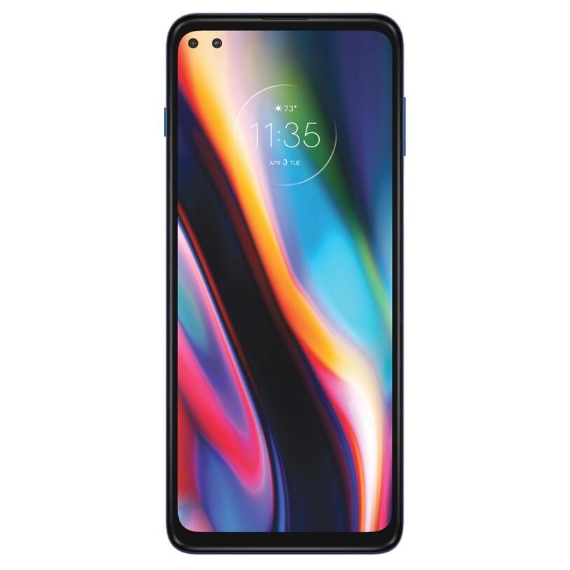 Motorola 5G Plus - 6.7" Dual SIM Smartphone, Android 10, 4GB RAM, 64GB Storage, 48MP Quad Camera, 5000mAh Battery, Blue