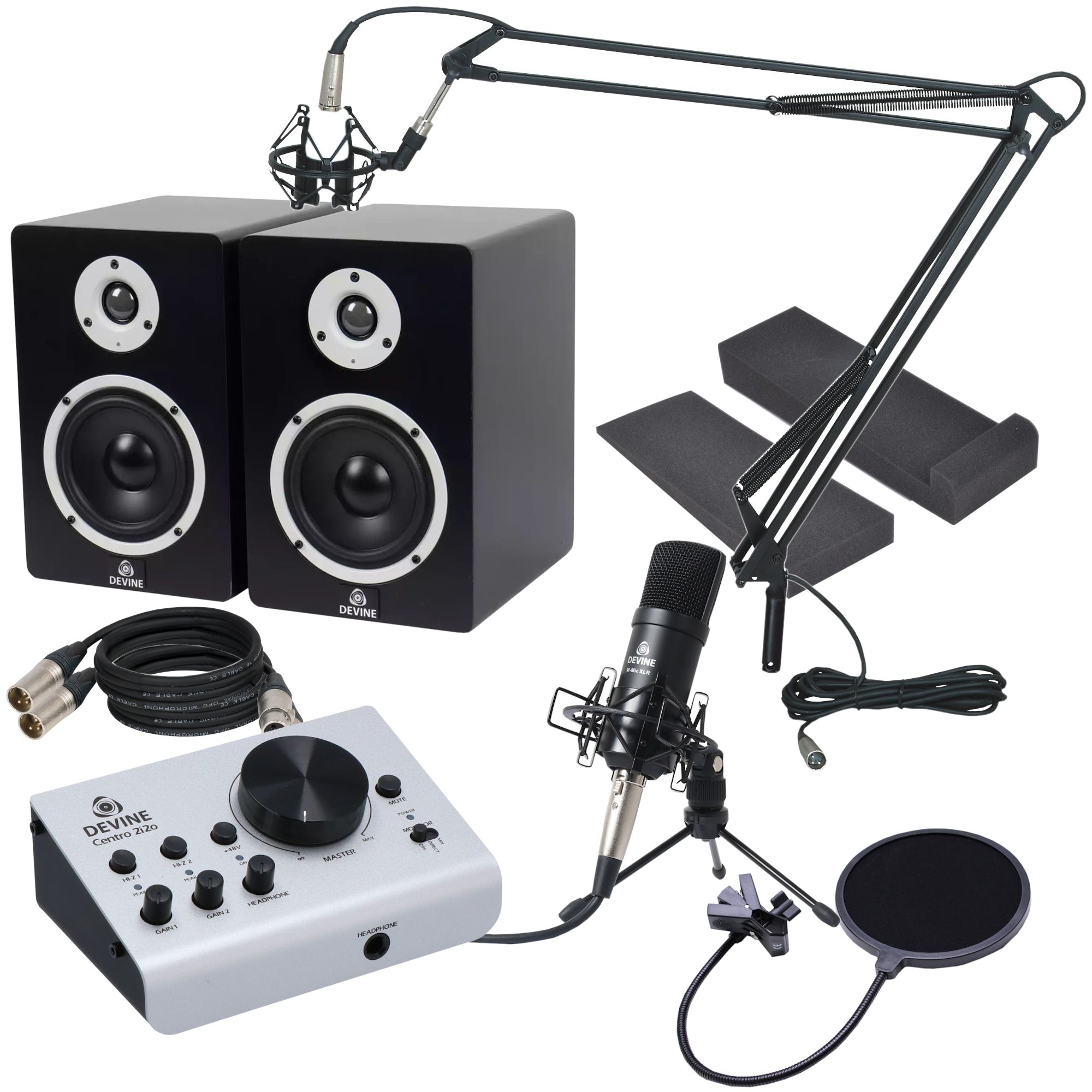 Bundle de Podcasting Devine 2i20