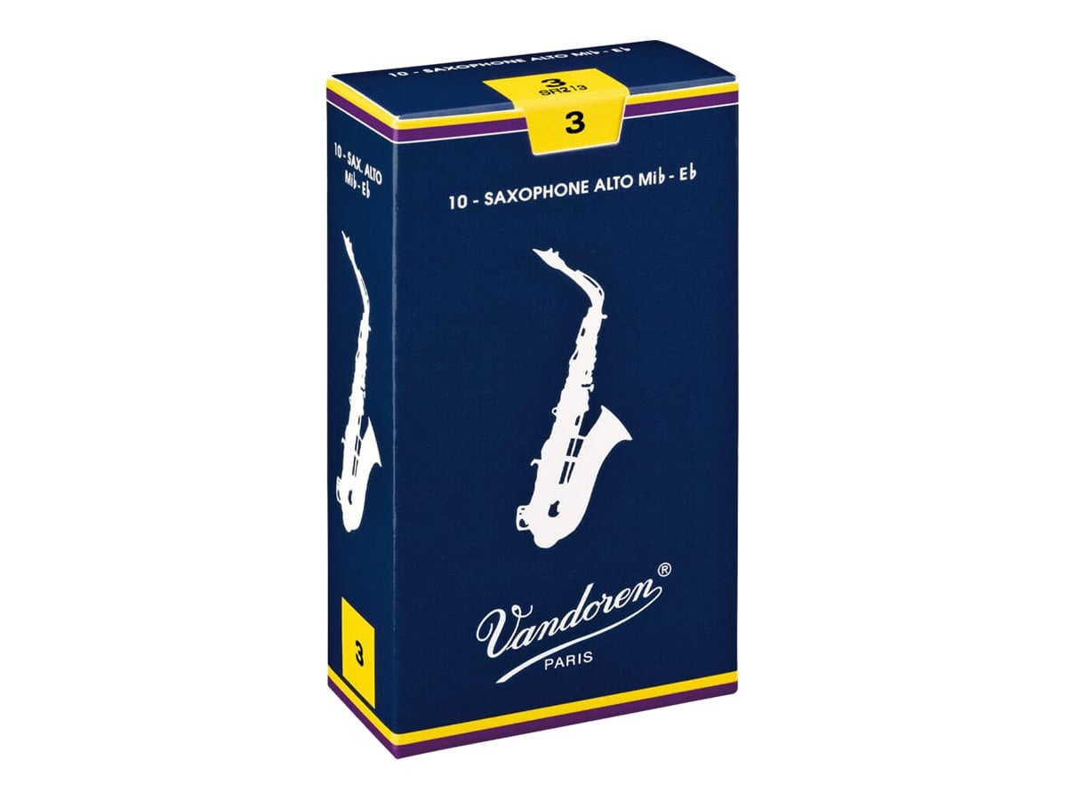 Vandoren SR213 - Anchas tradicionales para saxofón alto - Fuerza 3