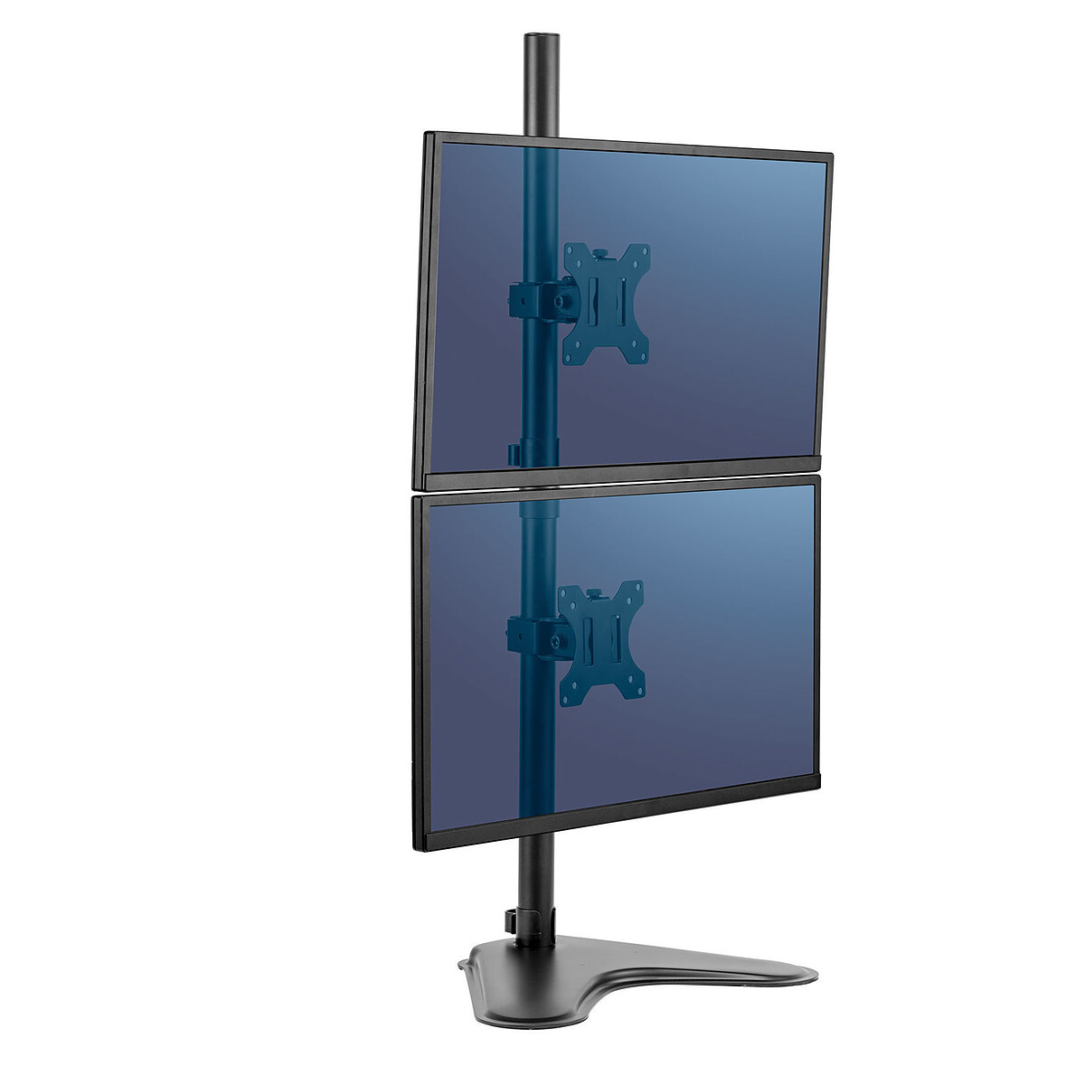Fellowes Screen Stand, Double Vertical Desk Mount, Professional Series